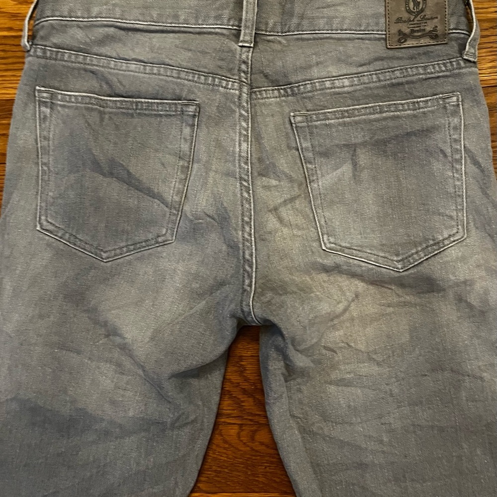 Ralph Lauren Sport Proprietor Denim Gray Designer Jeans Women’s Size 27‎ X 29 - Picture 5 of 9